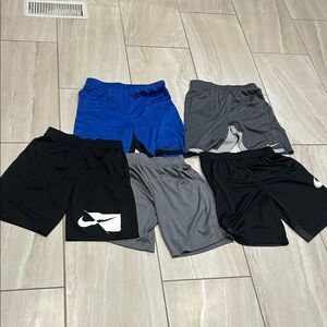 Nike Performance Shorts Set - Black, Blue, Gray